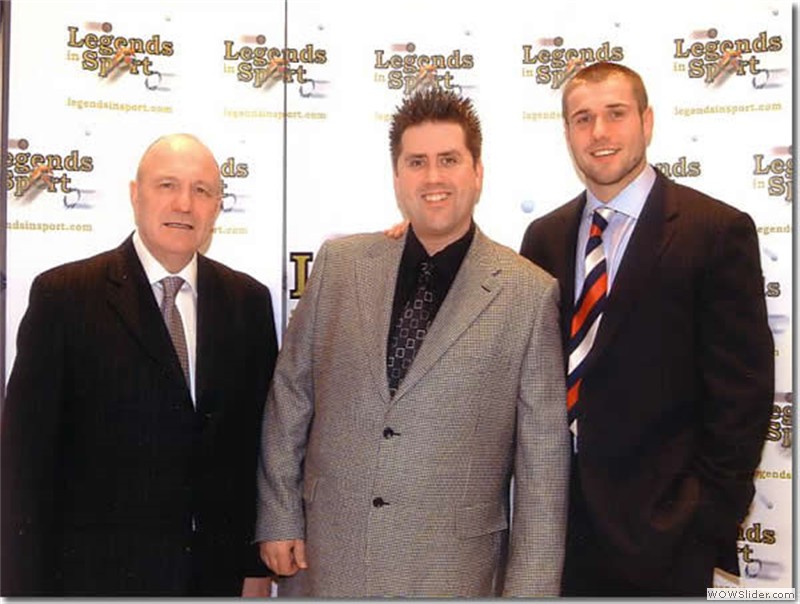 With England rugby star Ben Cohen and World Cup winner George Cohen