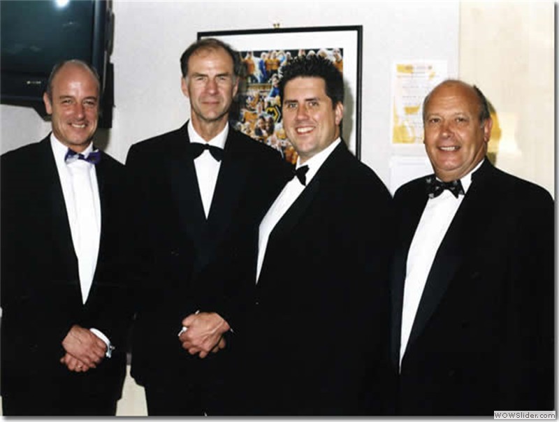 With explorer Sir Ranulph Fiennes and ex-England rugby player David Trick