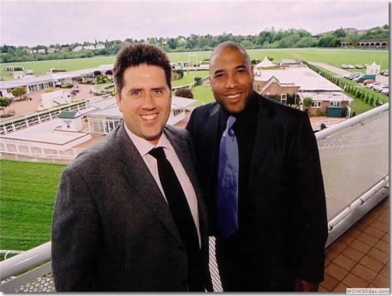 With former Liverpool and England star John Barnes
