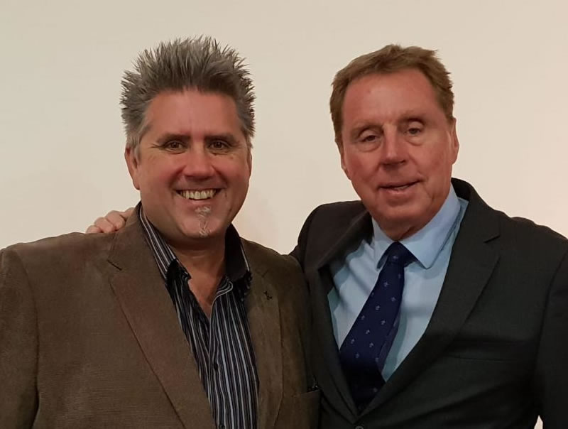 With Harry Redknapp